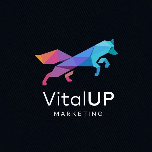 Animal design with the title 'Wolf logo'