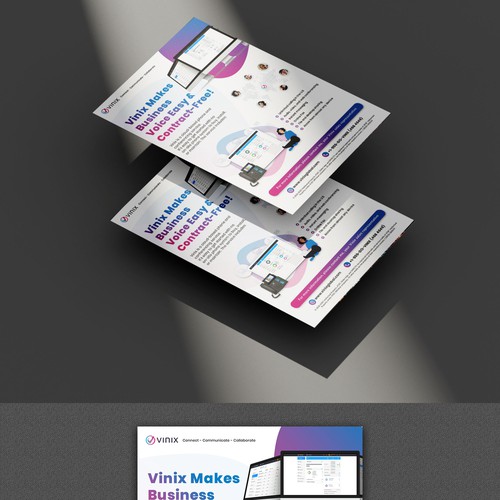 Element design with the title 'Technology Design Flyer'