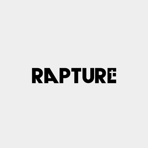 Cross design with the title 'RAPTURE BOLD LOGO BRAND'