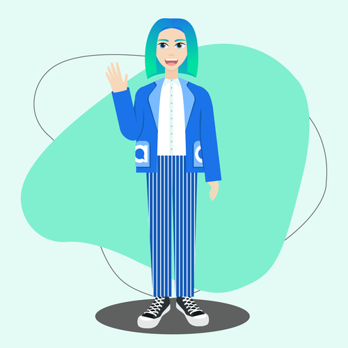 Hello design with the title 'Avatar for brand'