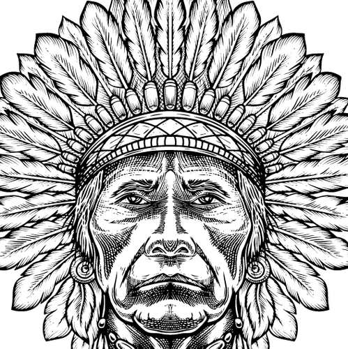 Chief design with the title 'Indian Creek'