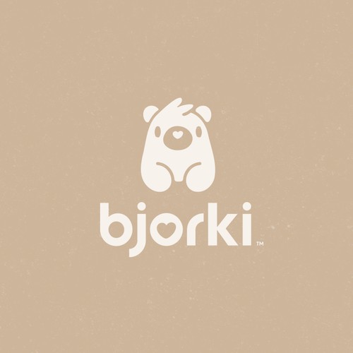 Bear design with the title 'Logo design for Bjorki'