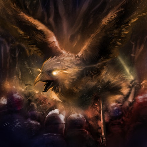 Board game design with the title 'An Illustraton for a Boardgame'