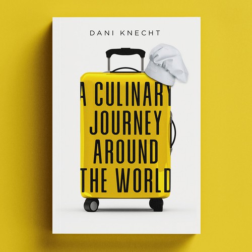 Yellow design with the title 'A culinary journey around the world '
