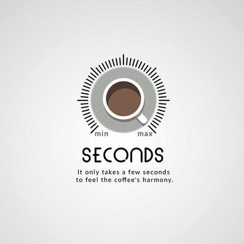 Coffee shop brand with the title 'Coffee Logo Design'