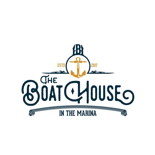 Boat logo with the title 'The BoatHouse'