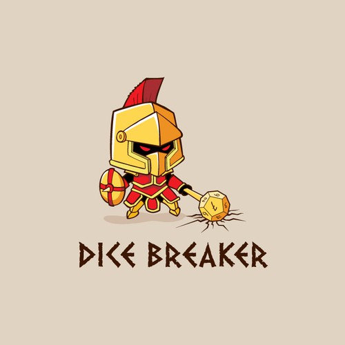 Vector logo with the title 'Board Gaming Website Dicebreaker.com Needs a Logo!'