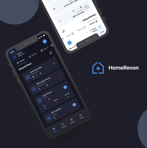 Automation design with the title 'Smart Home App Concept'