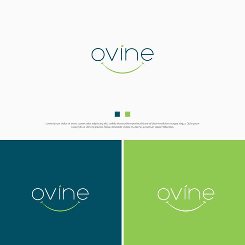 Organization logo with the title 'OVINE'