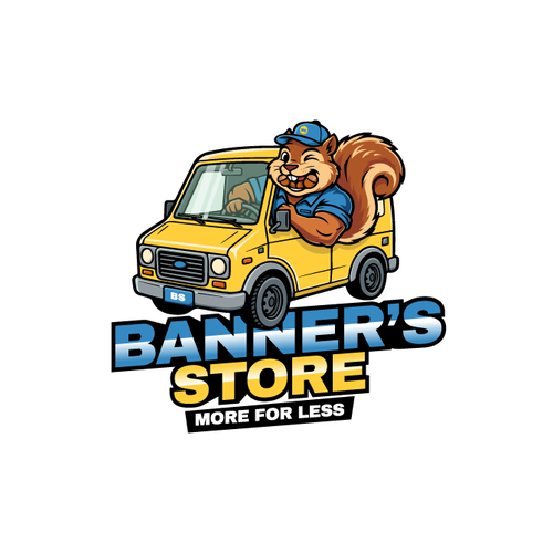 Squirrel logo with the title 'Squirrel Mascot'
