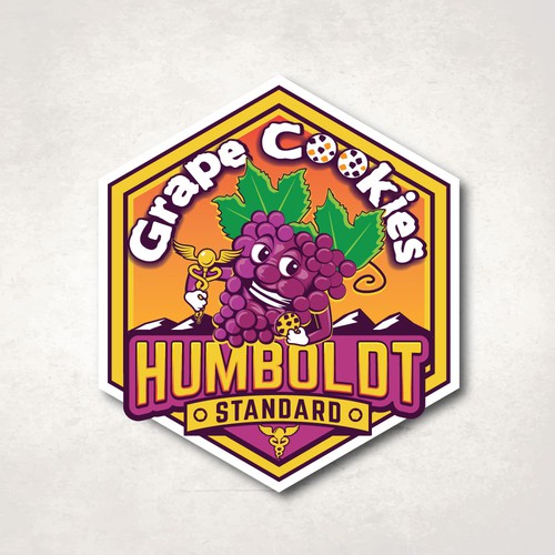 Cookie design with the title 'Humbolt Standard Grape Cookies'
