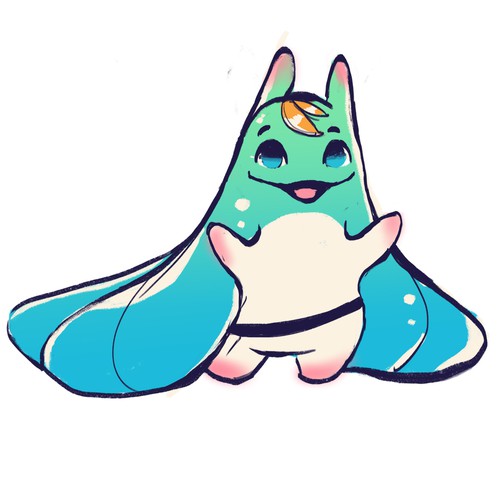 Manga design with the title 'Manta Ray worker '