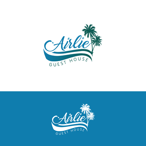 Guest house design with the title 'Airlie Guest House Logo'