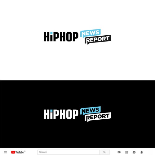 Hip hop design with the title 'hip hop media youtube channel'
