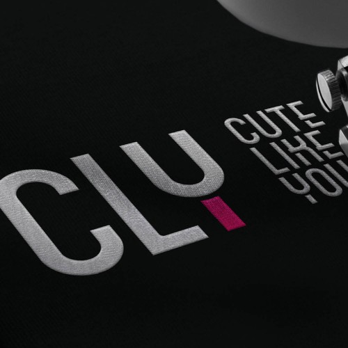 Embroidery logo with the title 'Cute Like You'