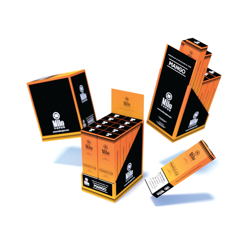 Vape design with the title 'Design for Display box for Vape'