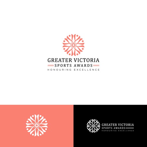 Award design with the title 'Abstract logo'