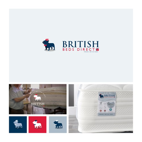Dog brand with the title 'British Beds Direct'