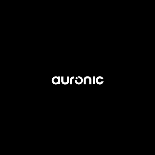 Electronic design with the title 'Auronic Logo Design'