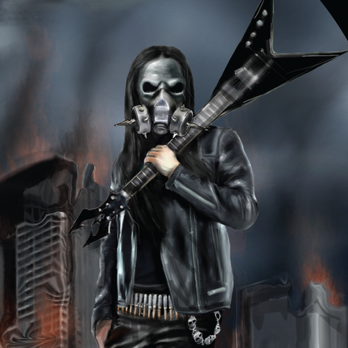 Fire artwork with the title 'We Will Be Here Long After The Weak'