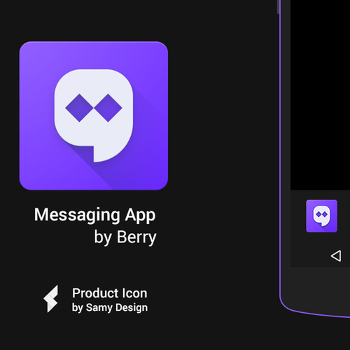 Messaging design with the title 'Messaging App'