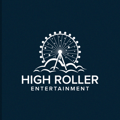 Roller design with the title 'logo concept for high roller'