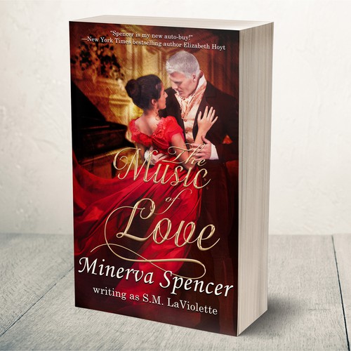 Historical romance book cover with the title 'Regency Romance book cover'