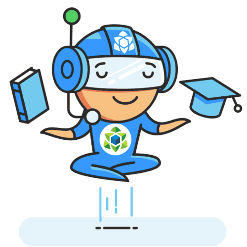 Teacher design with the title 'Yurbi Chat Bot'