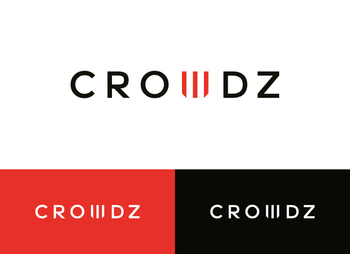 Social networking design with the title 'Crowdz'