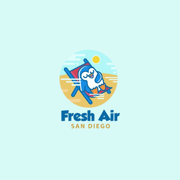 San Diego logo with the title 'Logo Fresh Air'