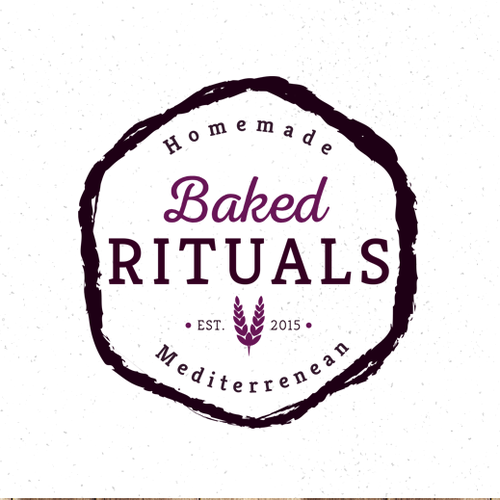 Homemade logo with the title 'Baked Rituals '