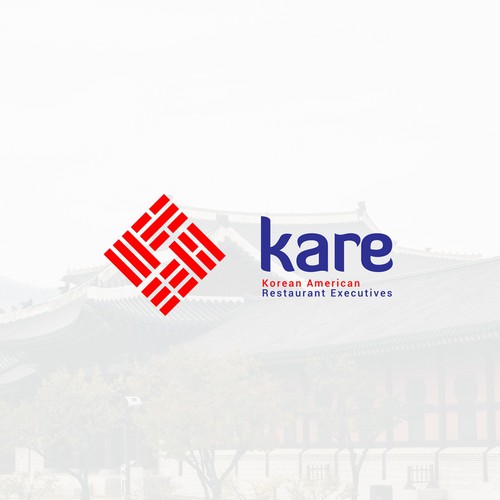 Grid logo with the title 'Logo concept for a Restaurant group'