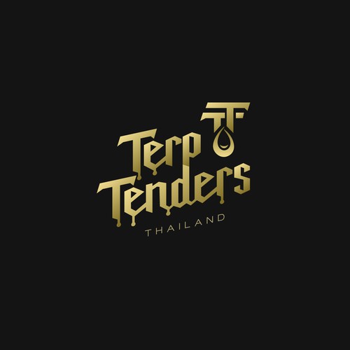 Cannabis leaf logo with the title 'An unique cannabis concept Logo design'