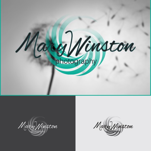 Wind logo with the title '"MaryWinston Photography"'