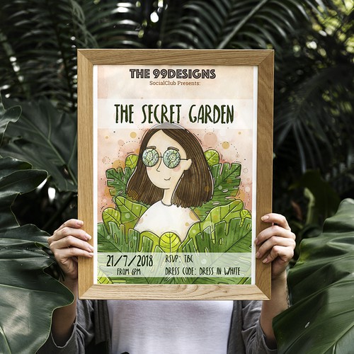 Ink artwork with the title 'Poster concept'