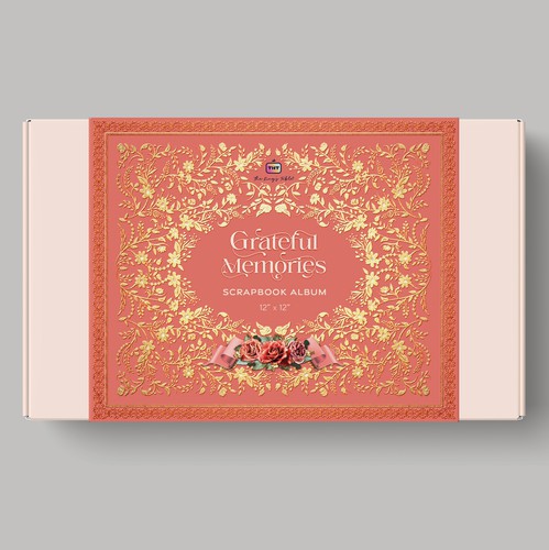 Hand-drawn packaging with the title 'The sleeve and interior box design for a newly formed online Australian brand'