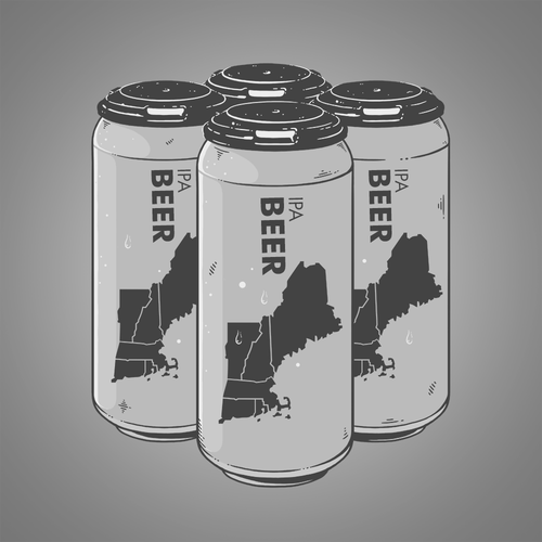 Beer t-shirt with the title 'NE IPA BEER'