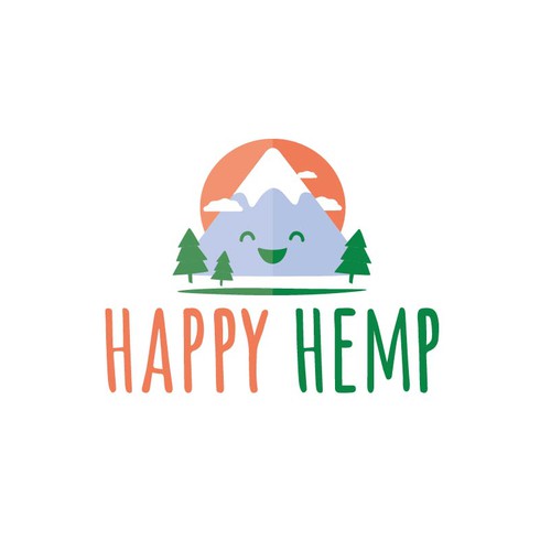 Happiness logo with the title 'Happy Hemp'