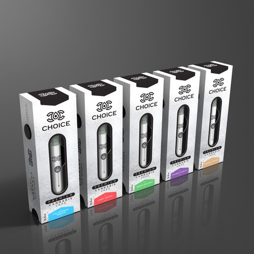 Origami design with the title '"Choice" packaging design'