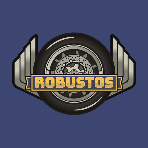 Biker logo with the title 'Retro logo design for bike and car club'