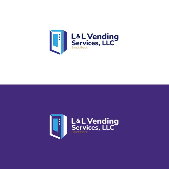 Vending machine design with the title 'Logo for a Vending machine service provider'