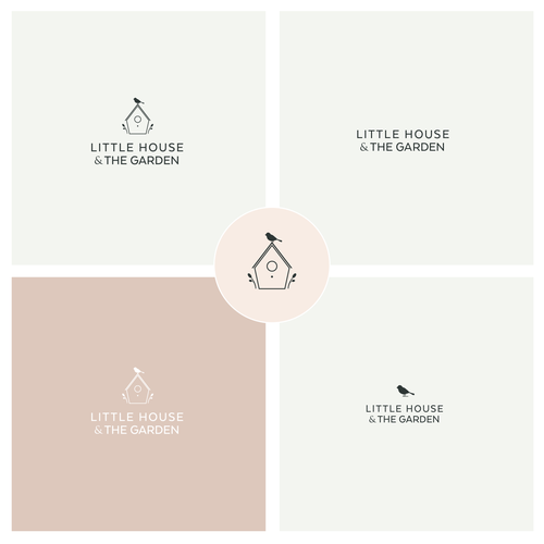 Persian logo with the title 'Little house & the garden '