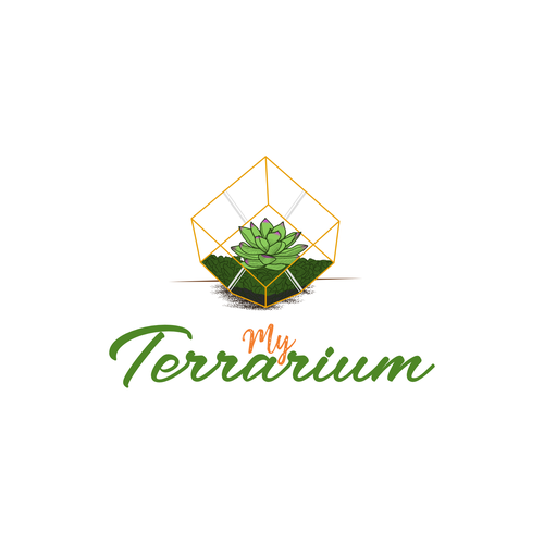 Aquaponics logo with the title 'Terrarium'