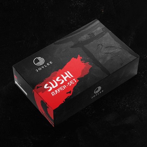 Japanese packaging with the title 'Sushi-Maker-Set'