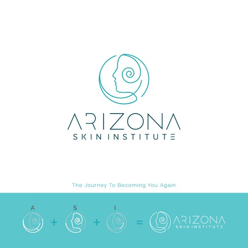 Skincare brand with the title 'Modern Logo'