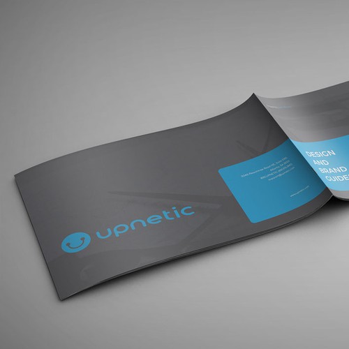 Style guide design with the title 'Brand Guide for Online Platform'