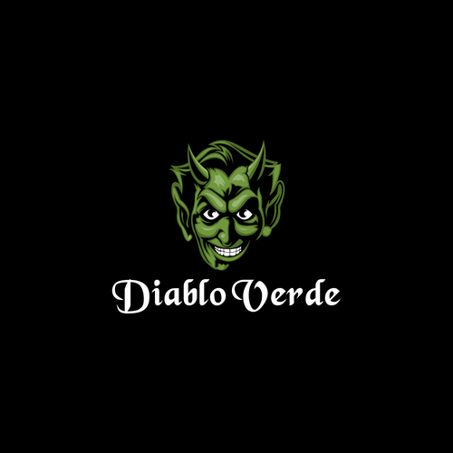 Devil logo with the title 'Diablo Verde'