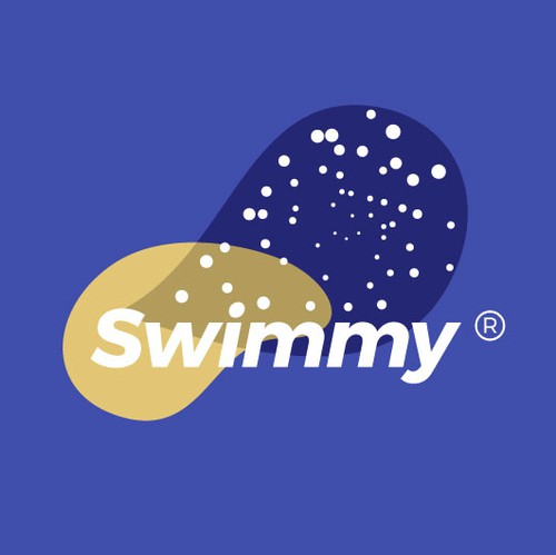 Research logo with the title 'Swimmy logotype'
