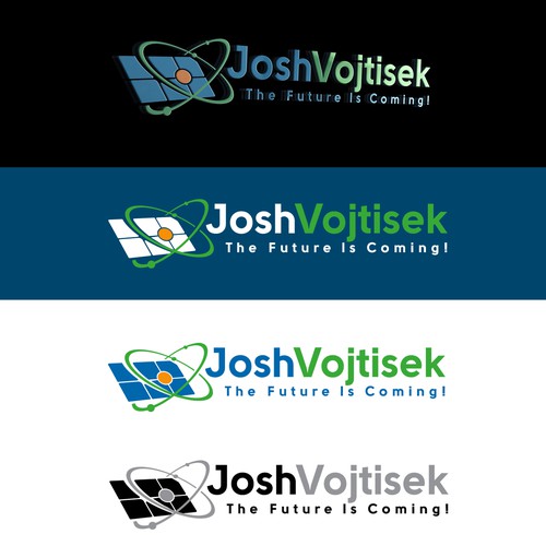 Solar energy logo with the title 'Personal branding'