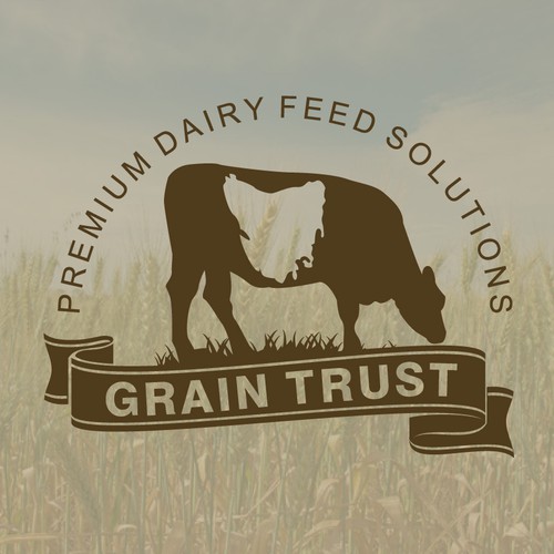Sketchbook logo with the title 'GRAIN TRUST Logo'